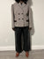 Vintage Houndstooth and Fur Jacket