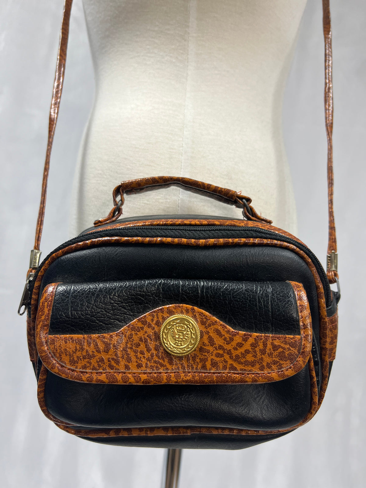 Vintage Animal Leather Bag