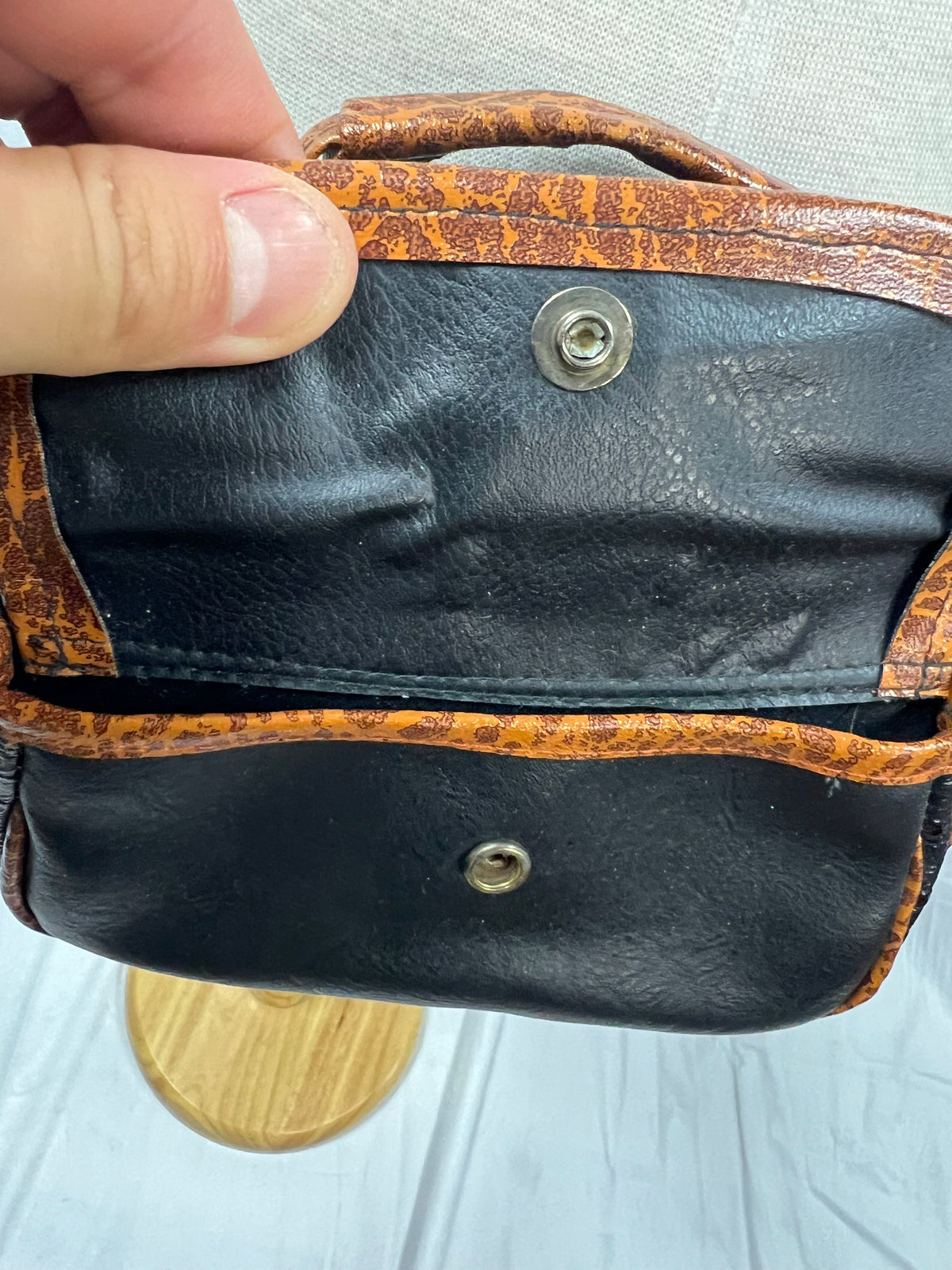 Vintage Animal Leather Bag