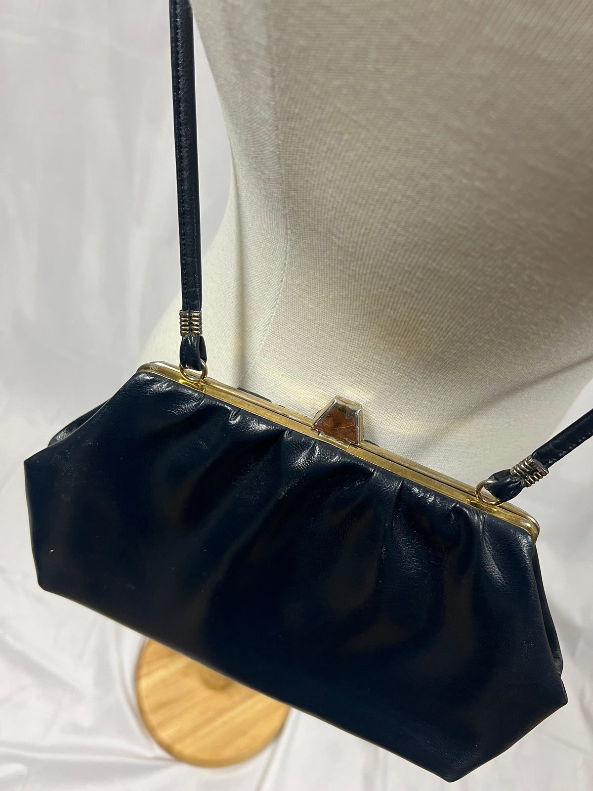 Blue Vintage Leather Bag