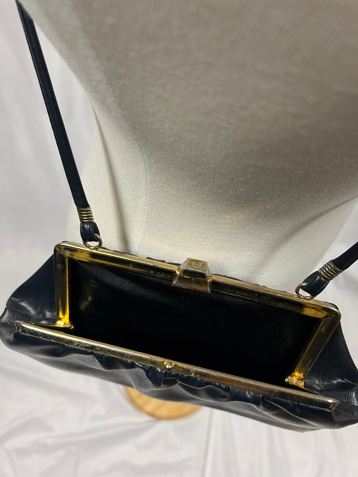 Blue Vintage Leather Bag