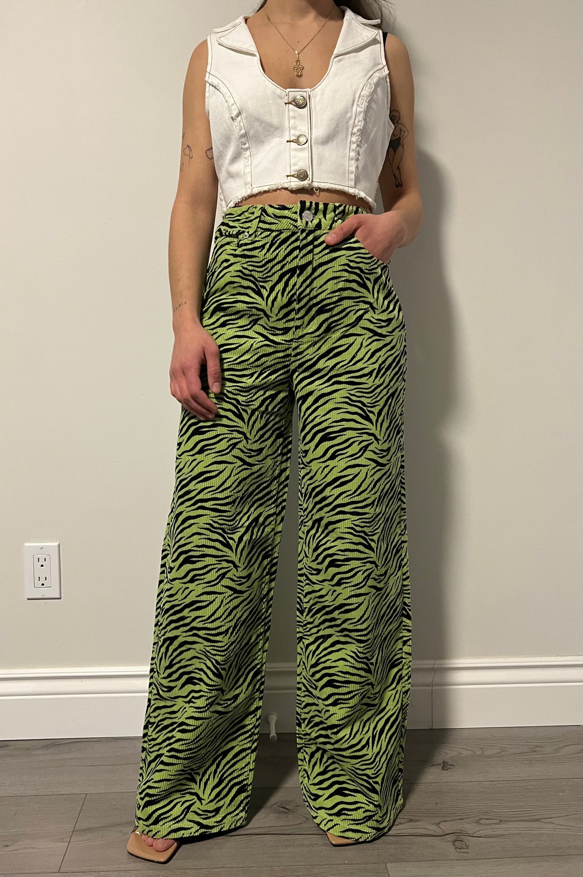 Pantalon Vert Corduroy Twik