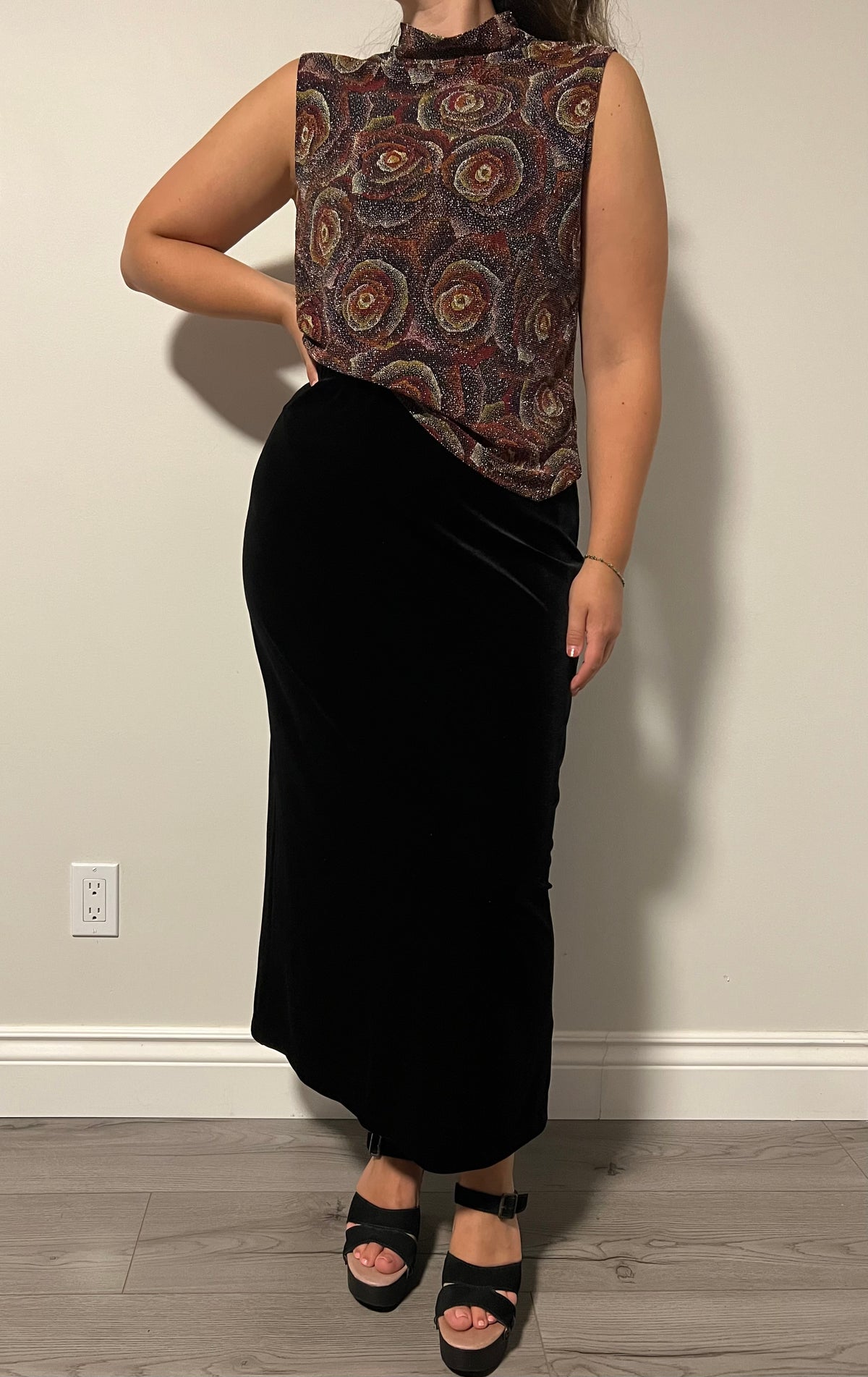 Haut Vintage Fleuri Emotions