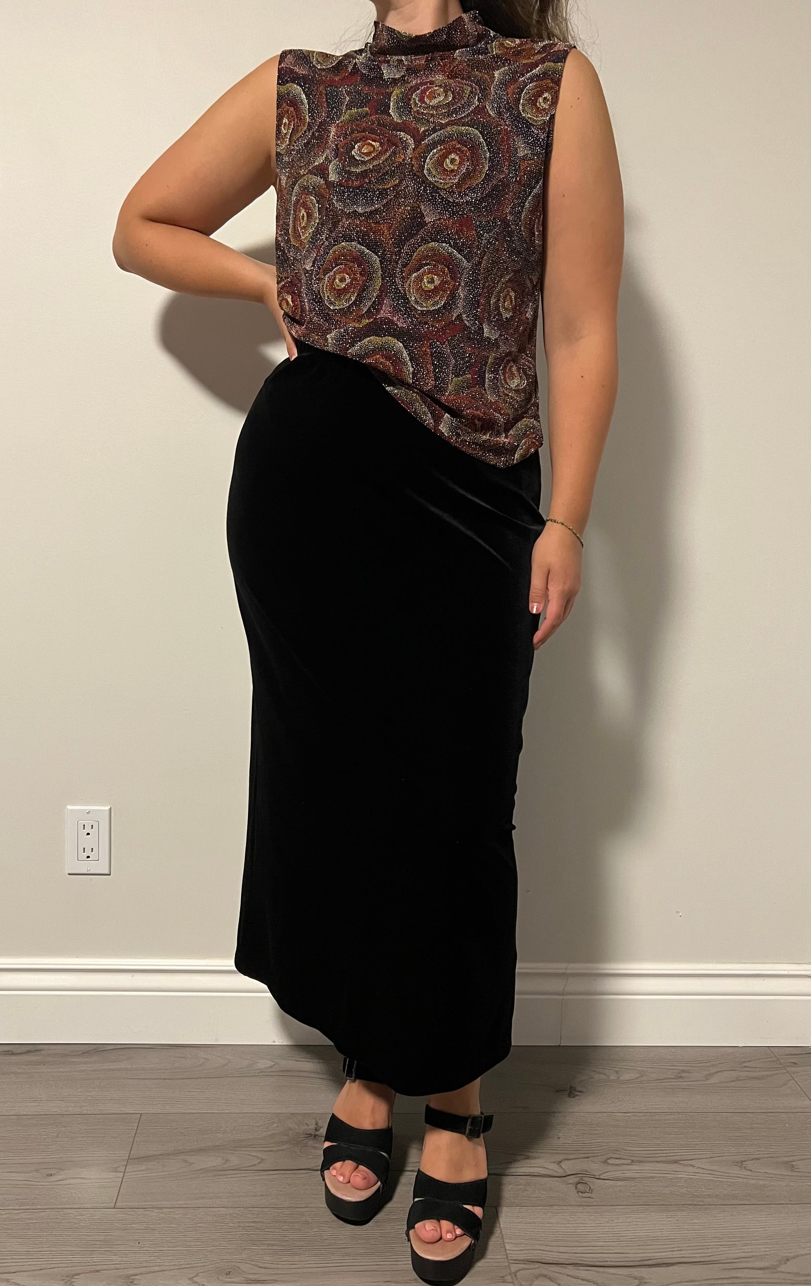 Haut Vintage Fleuri Emotions