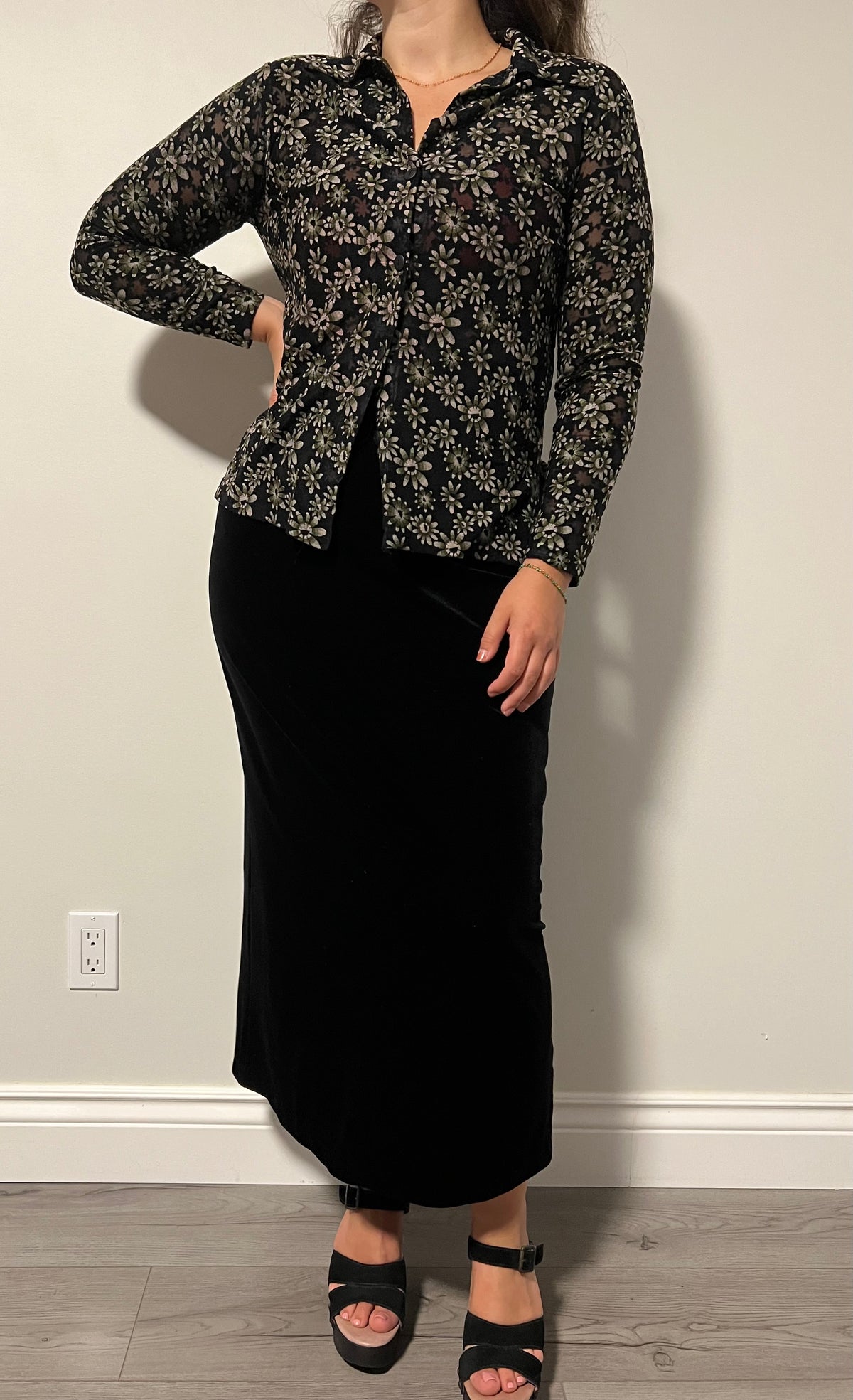 Chemise Fleurie Vintage Logix