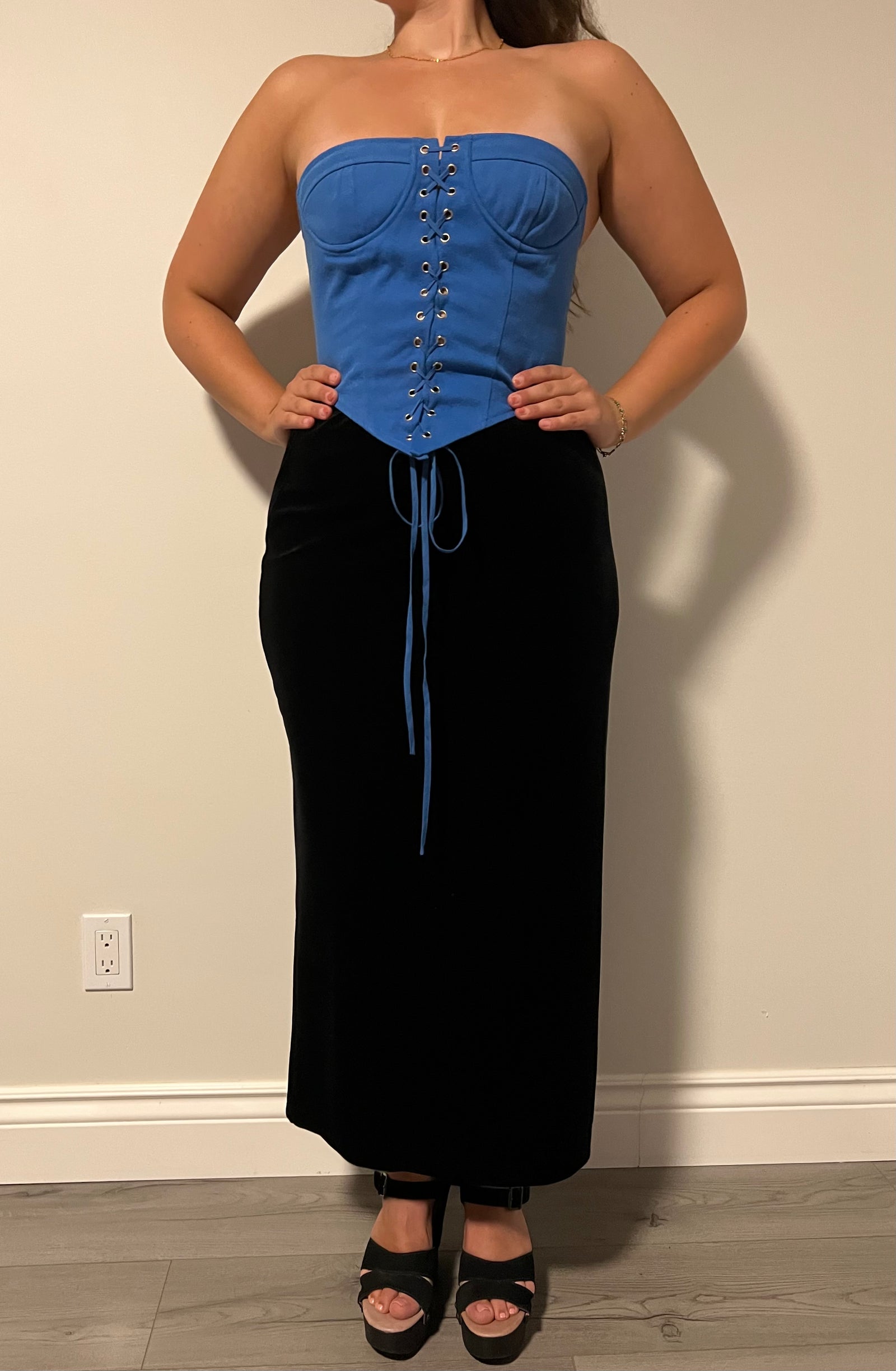 Lioness denim Corset