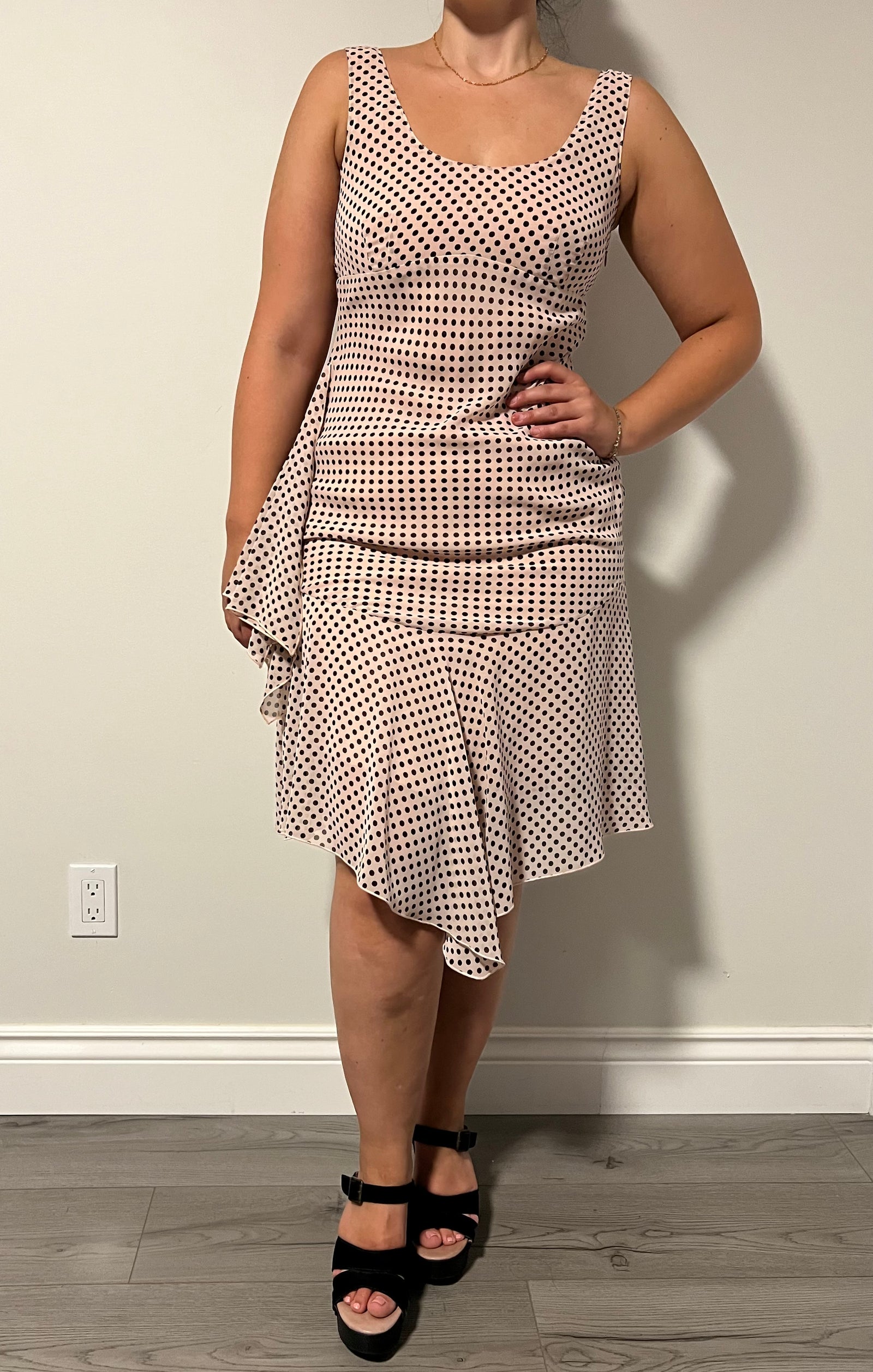 Vintage Louben polka dot dress