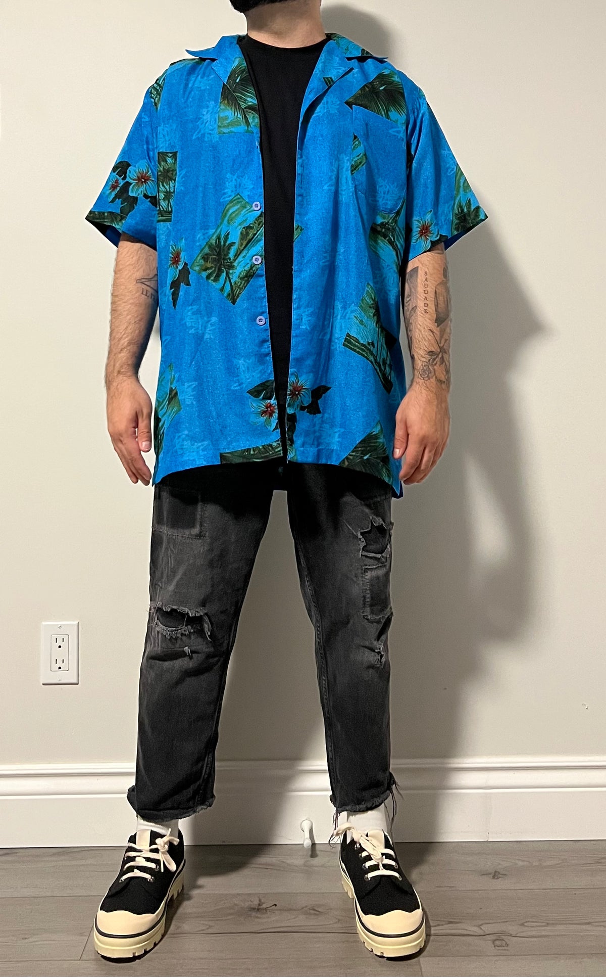 Chemise Vintage Surf Design