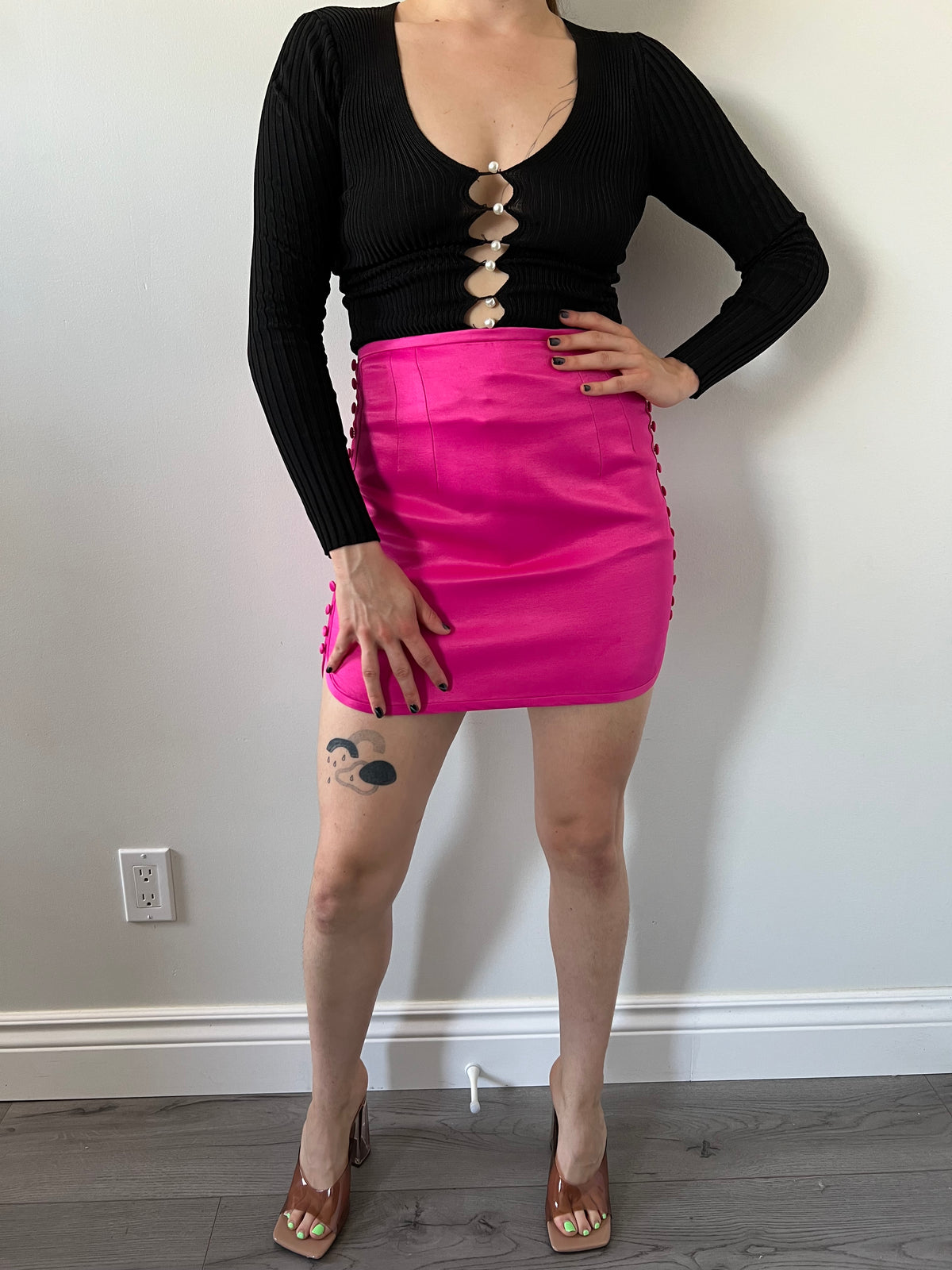 Zara Fuchsia Skirt