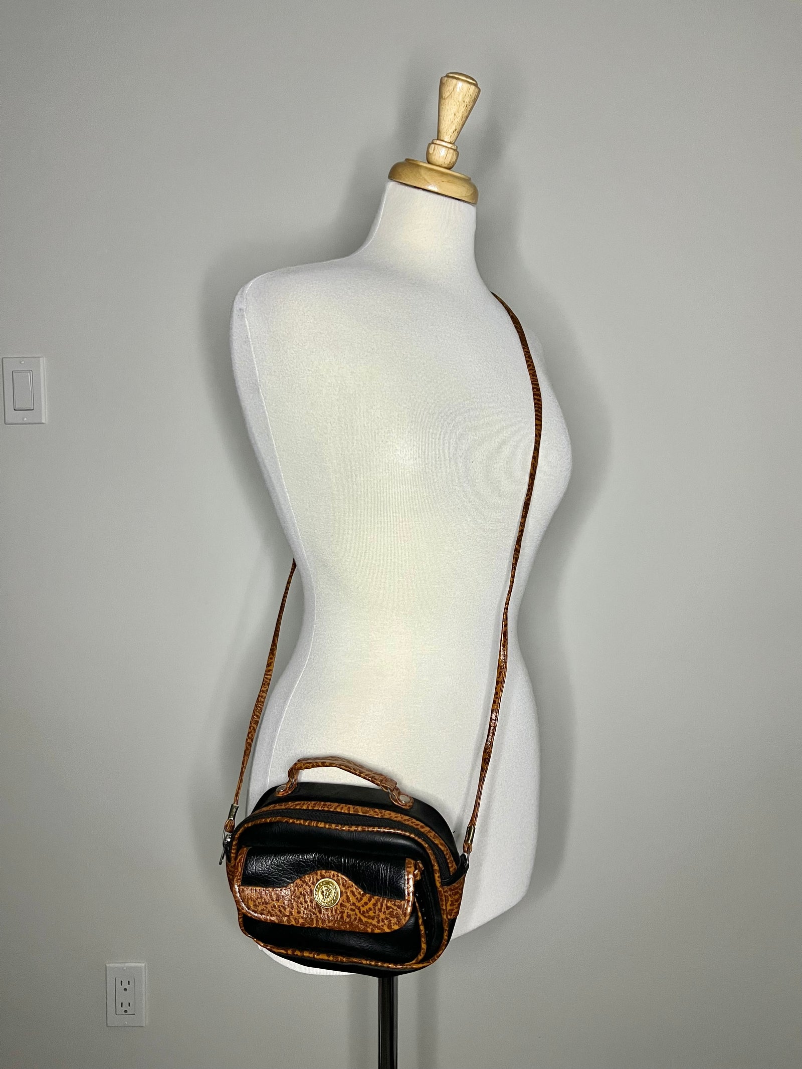 Vintage Animal Leather Bag