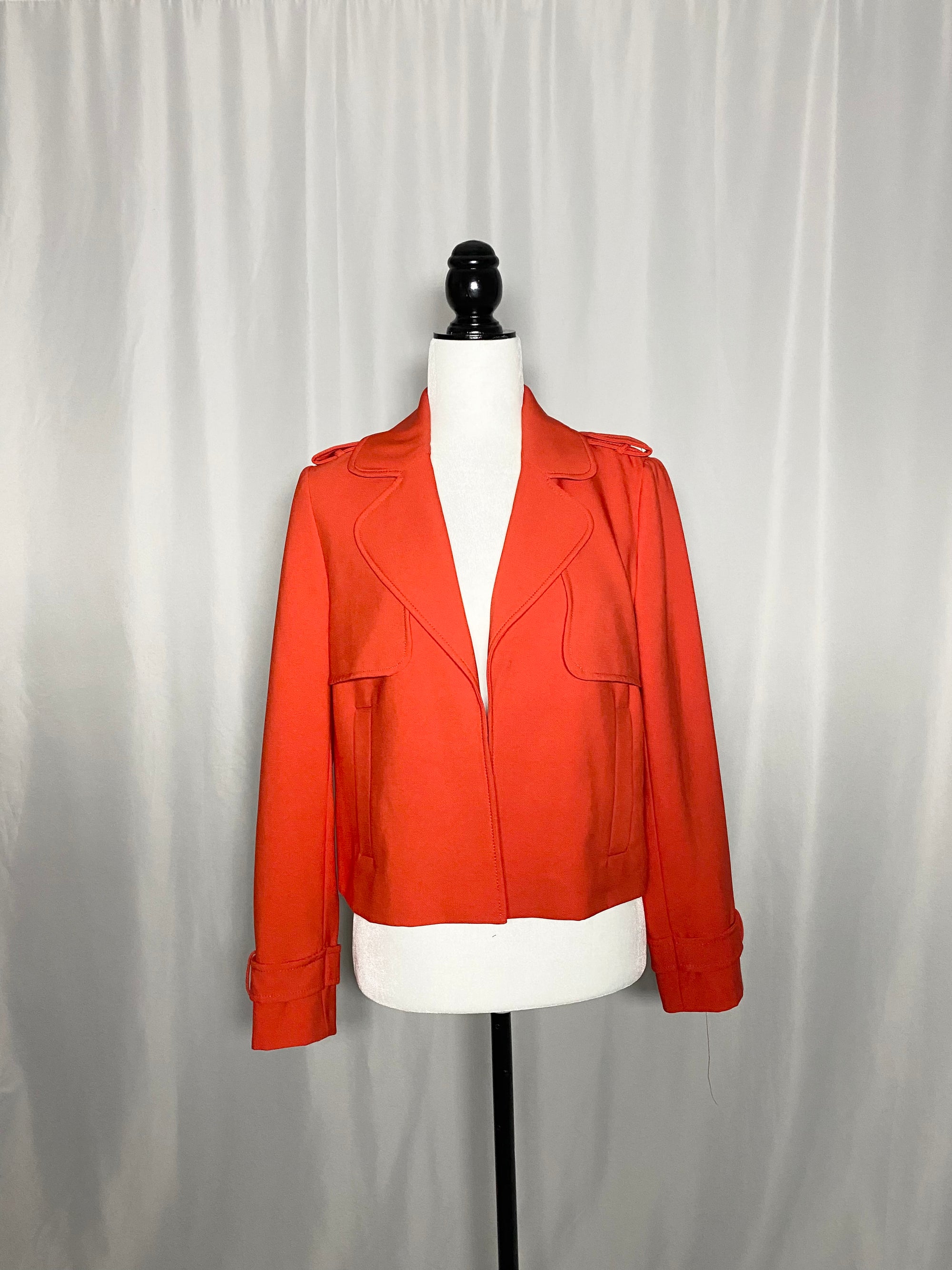 Orange jacket Zara