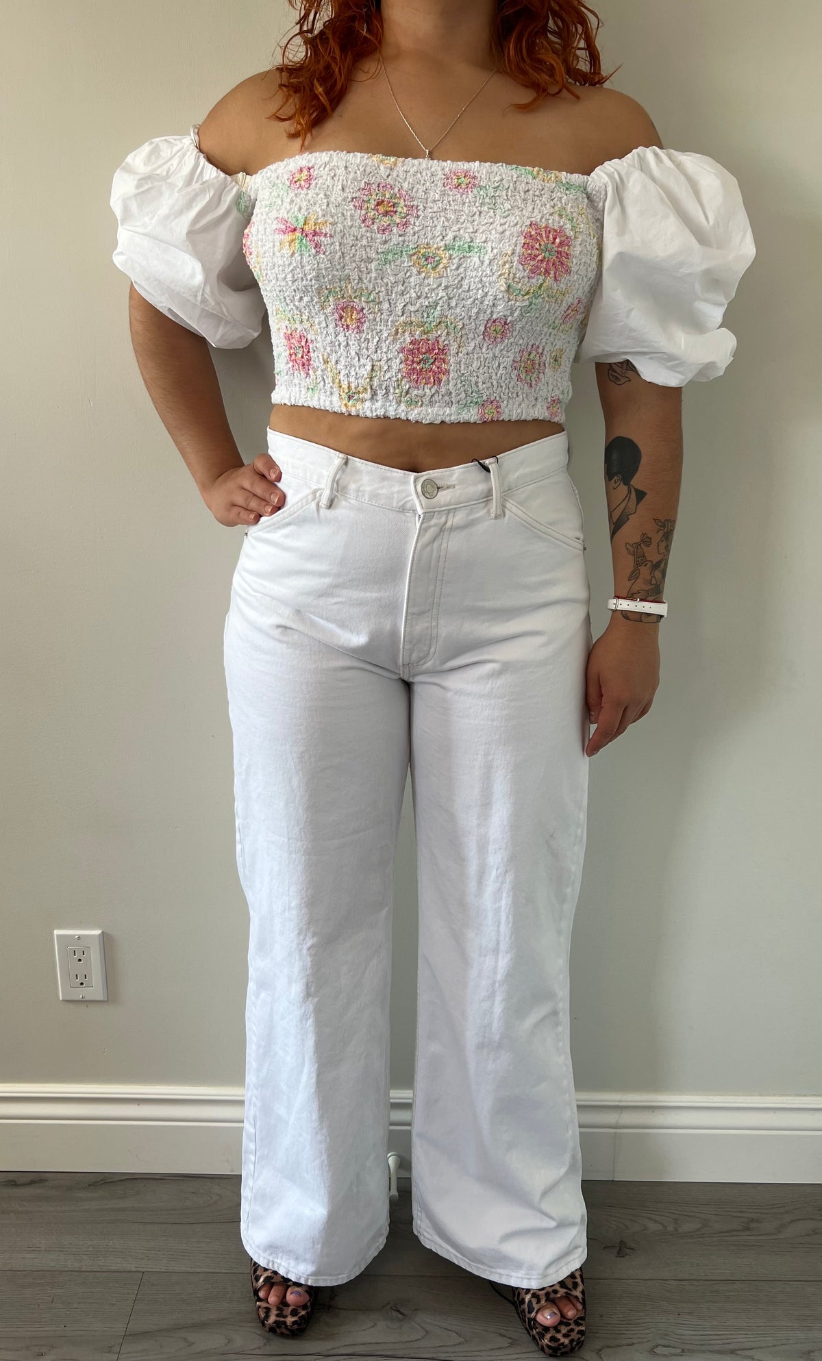 Haut manches bouffantes Zara