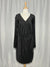 Joe Fresh Black Pleaded Dress