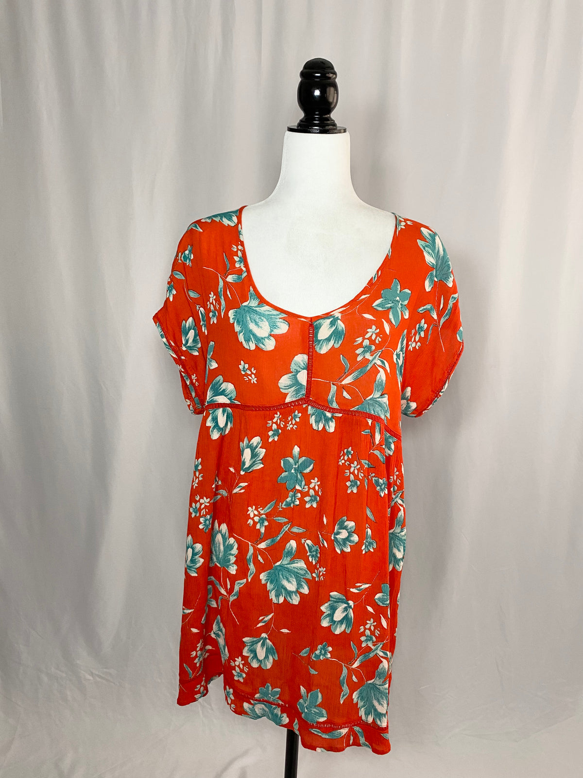 Flowery Beach Dress