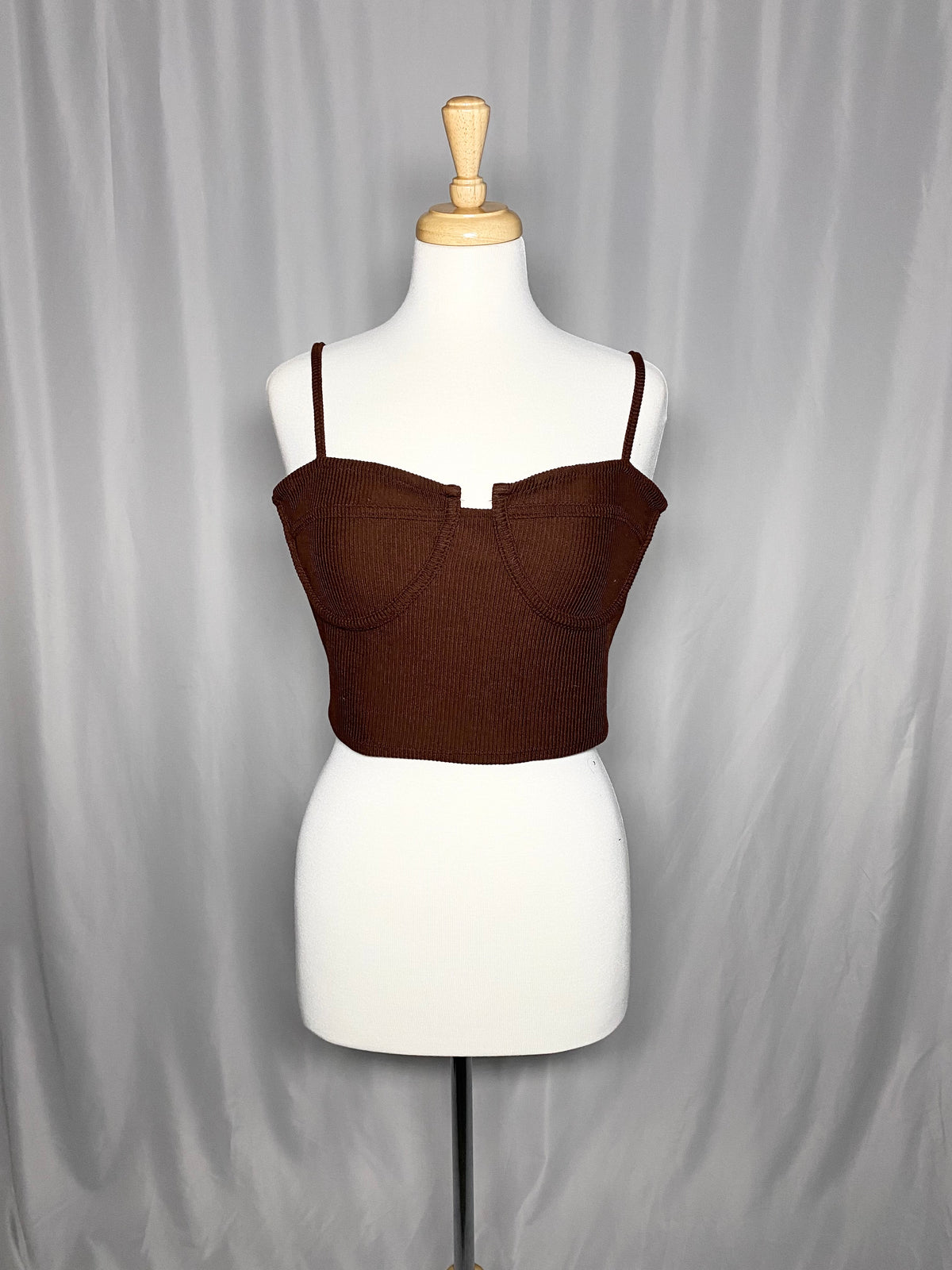 Papermoon Brown Corset Top 