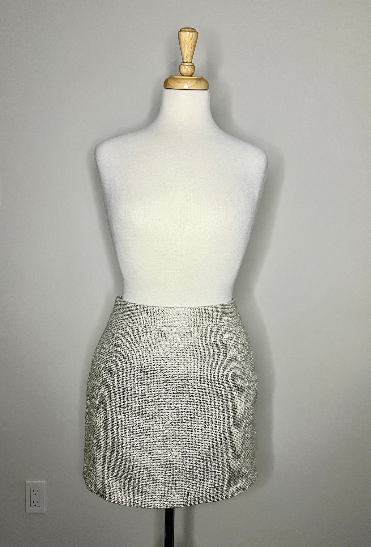 Banana Republic Silver Skirt