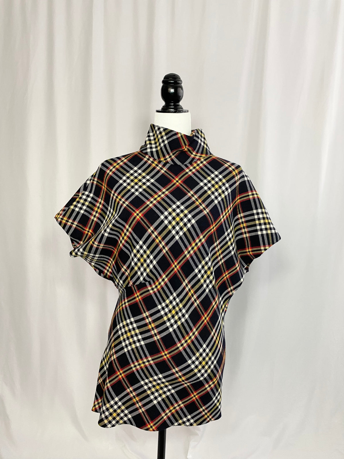 Lined/Squares Zara Top