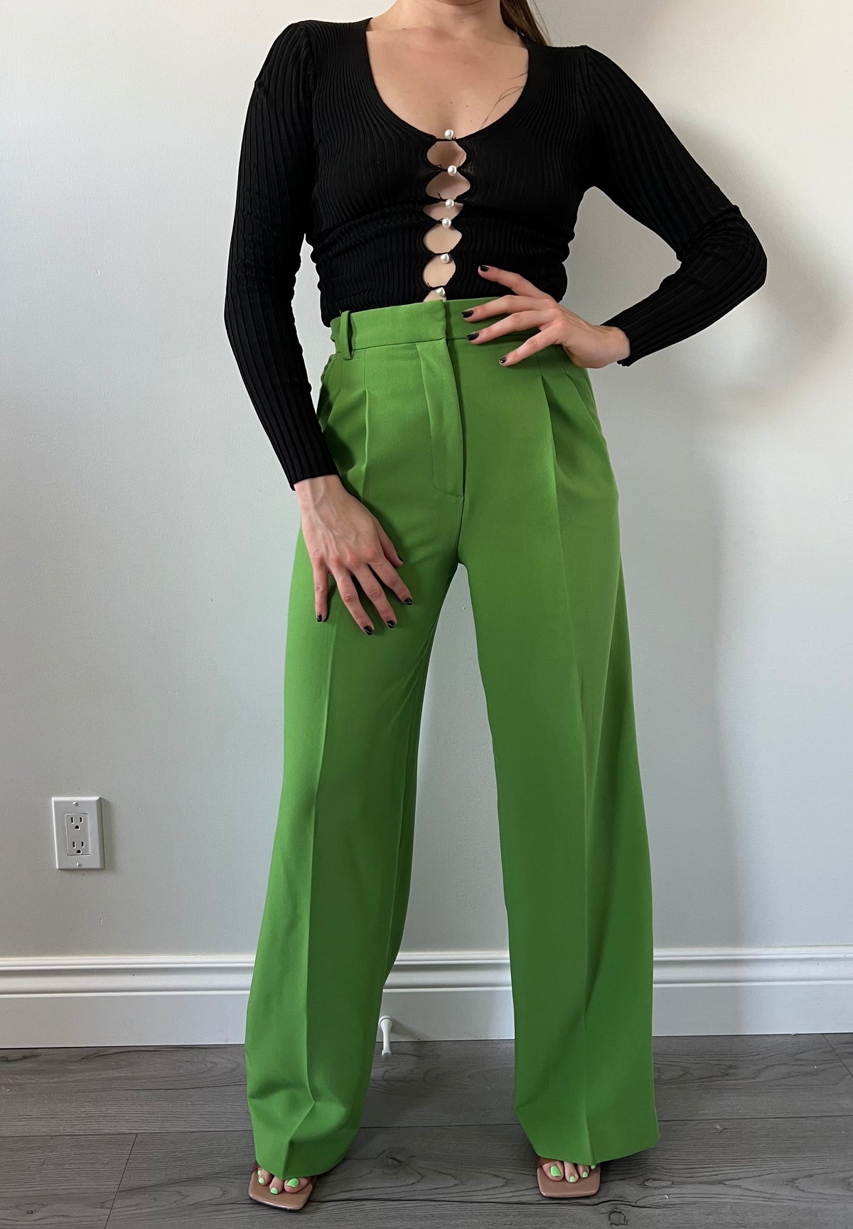 Zara Green Pants