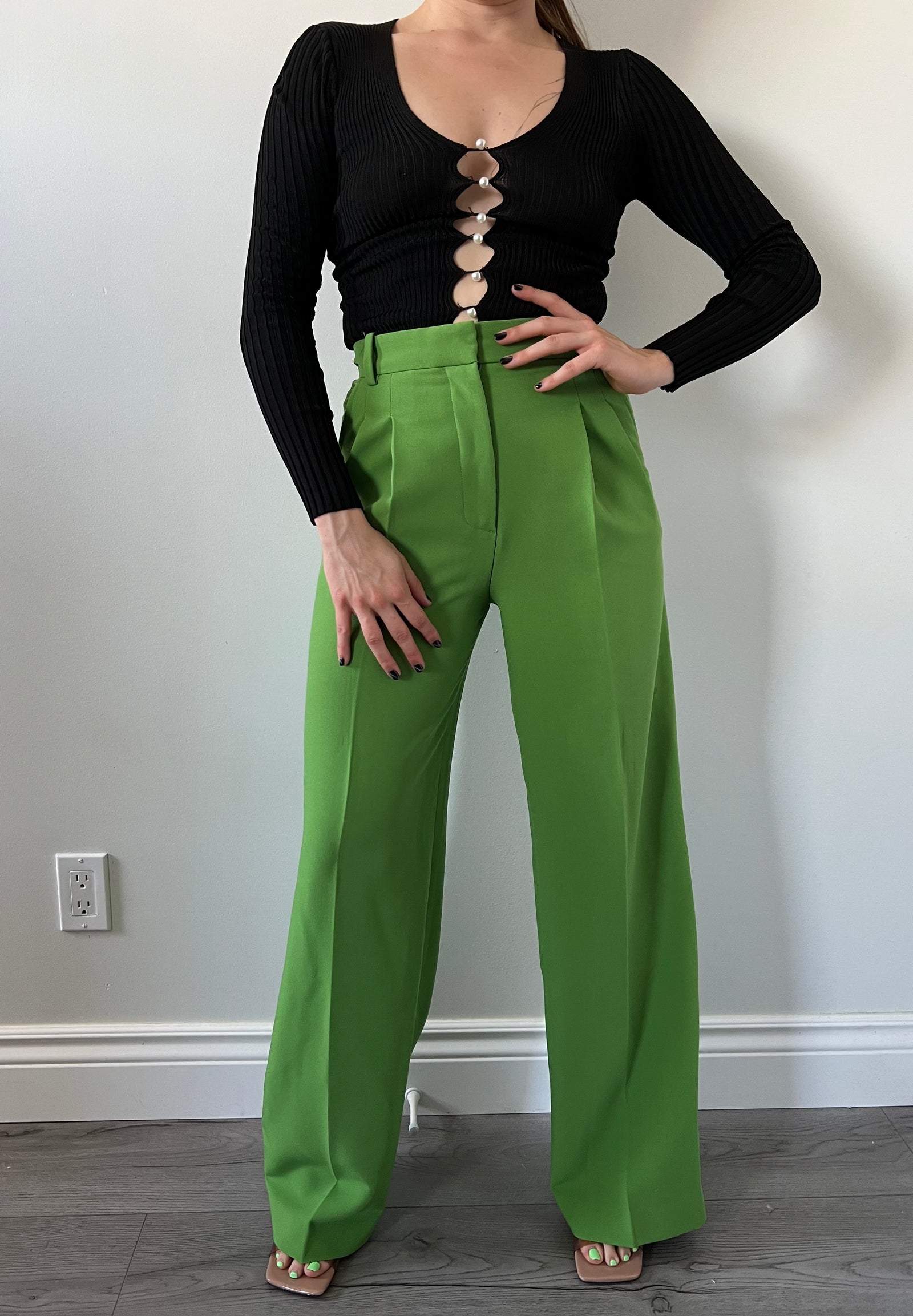 Zara Green Pants