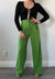 Pantalon à pinces vert Zara