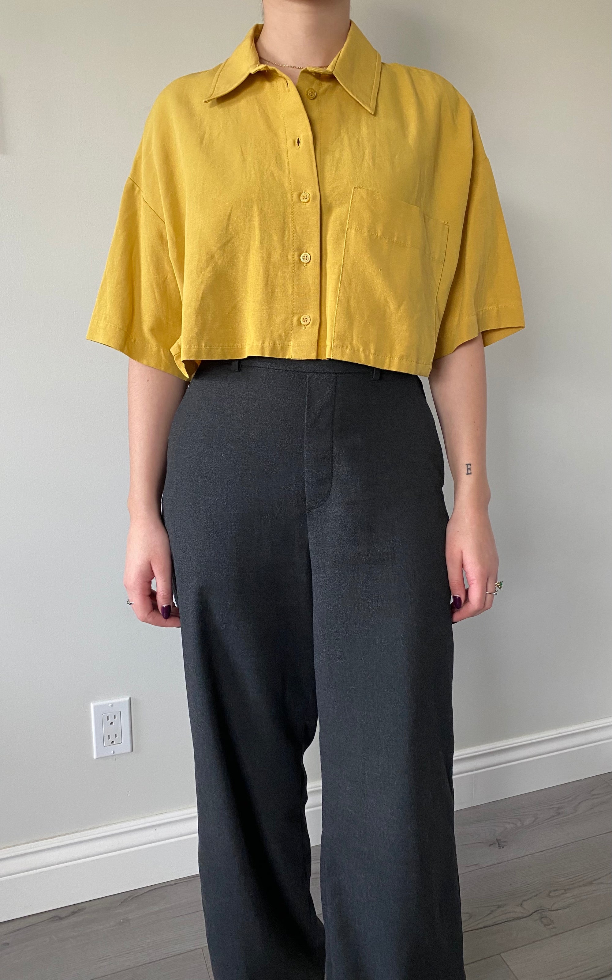 Zara Crop Shirt