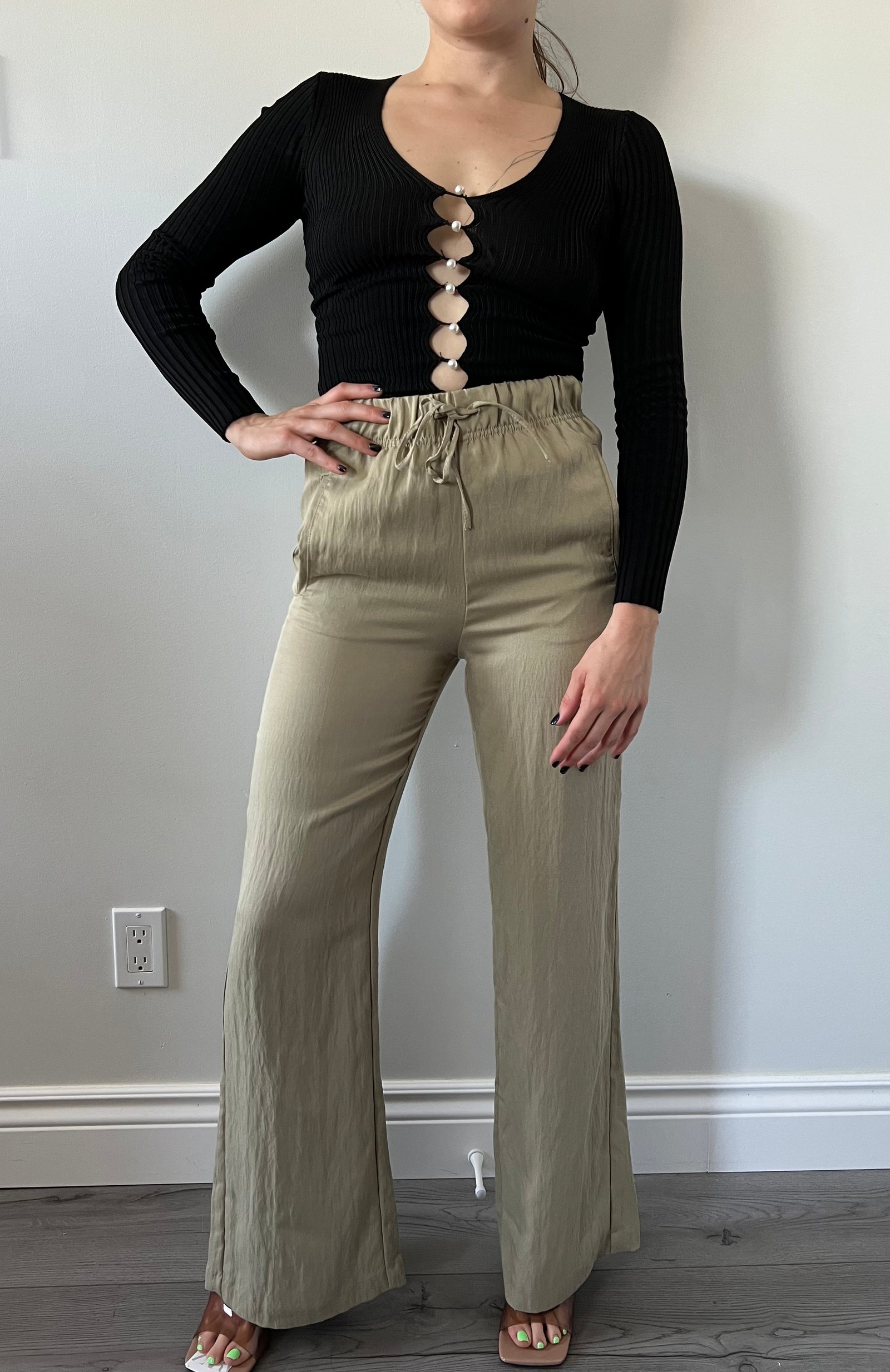 Zara slit pants