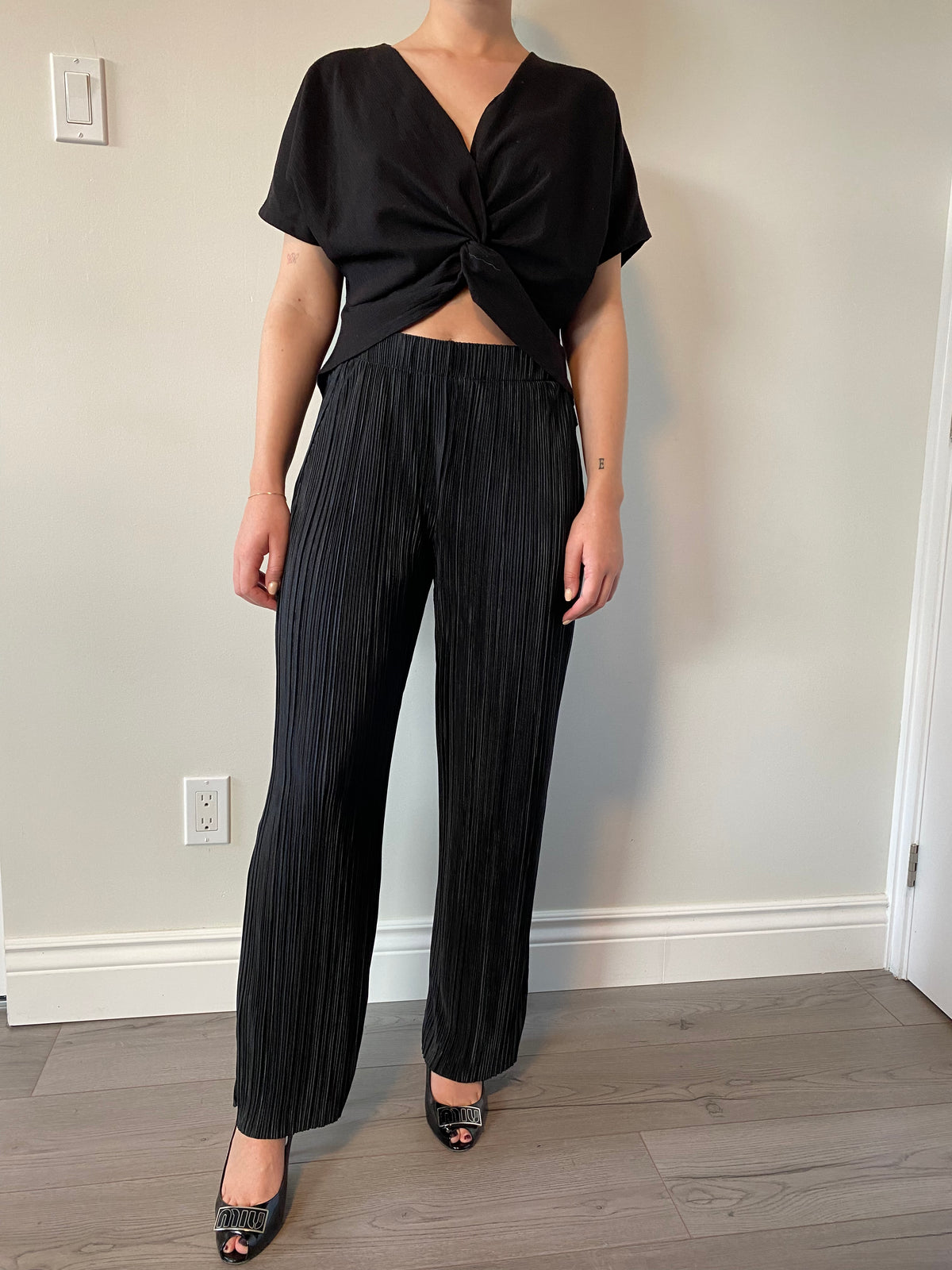 Pantalon Tanjay à plis