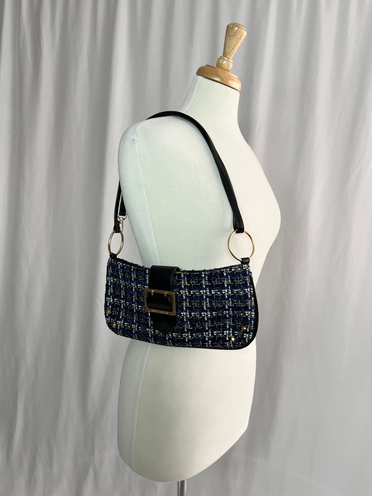 Sac Tartan Vintage Nicole Miller