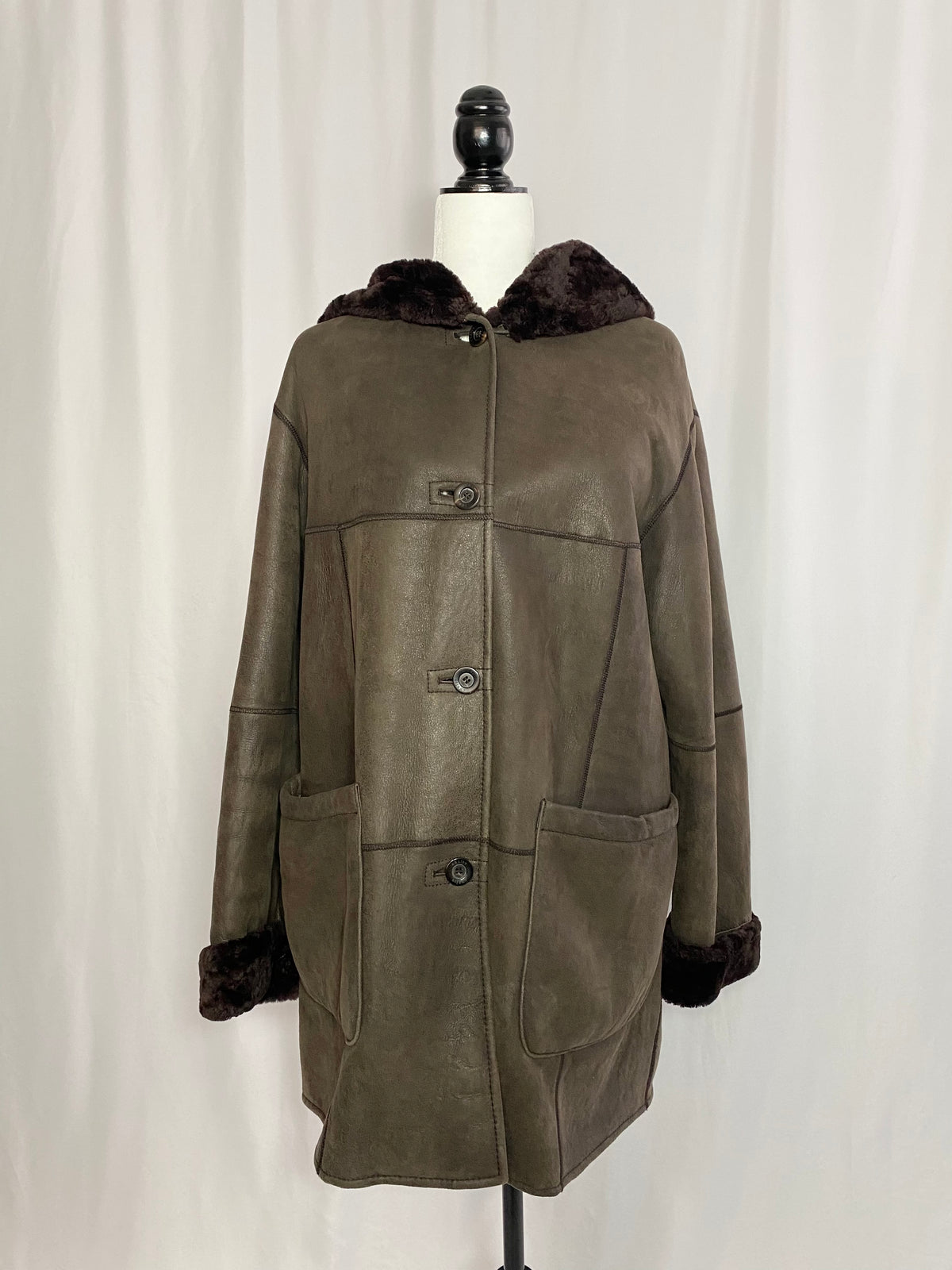 Manteau Fourrure Vintage Christ