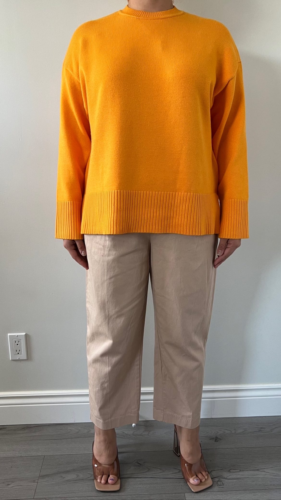 Zara Orange Sweater