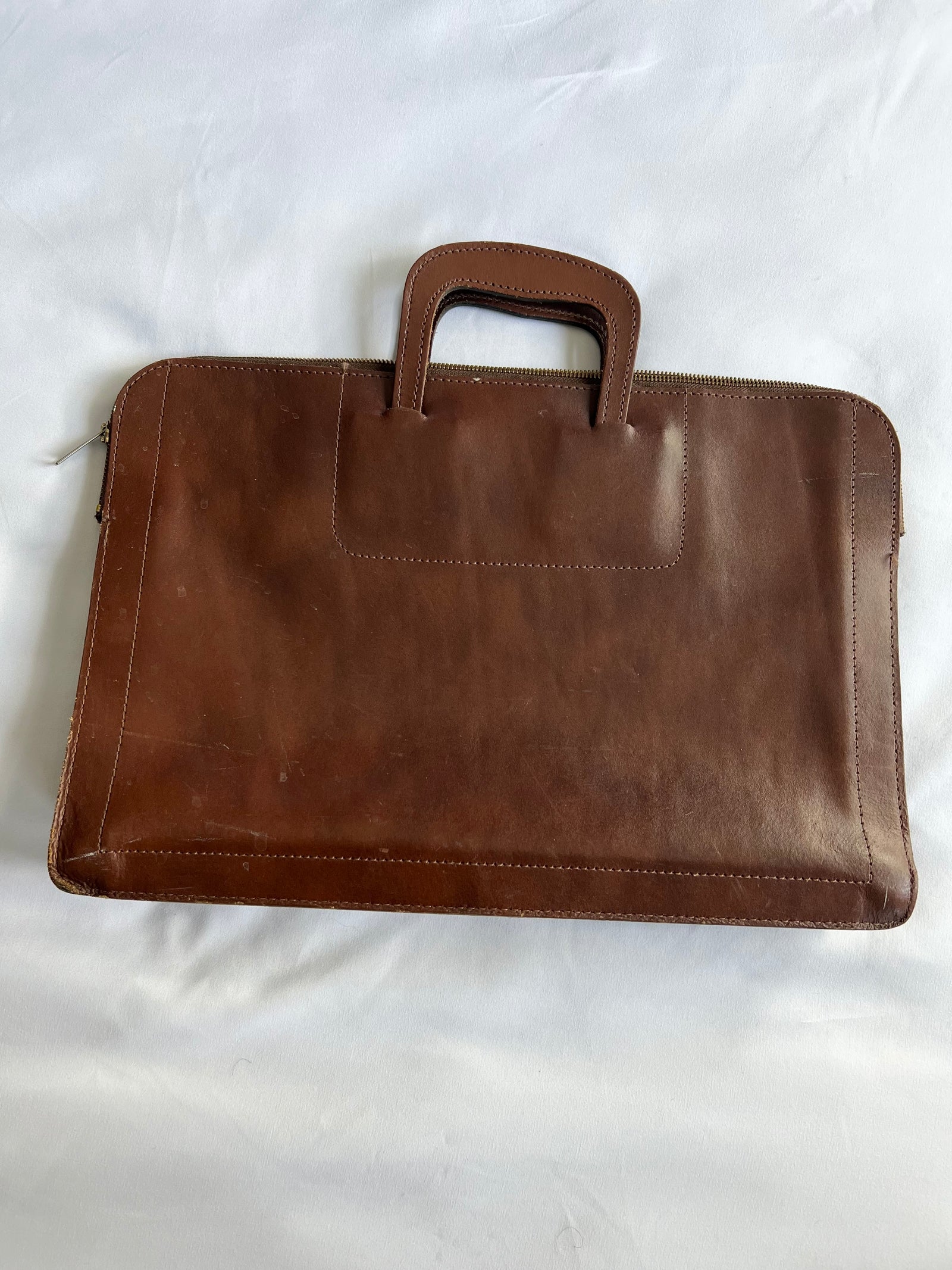 Vintage Briefcase Leather Bag