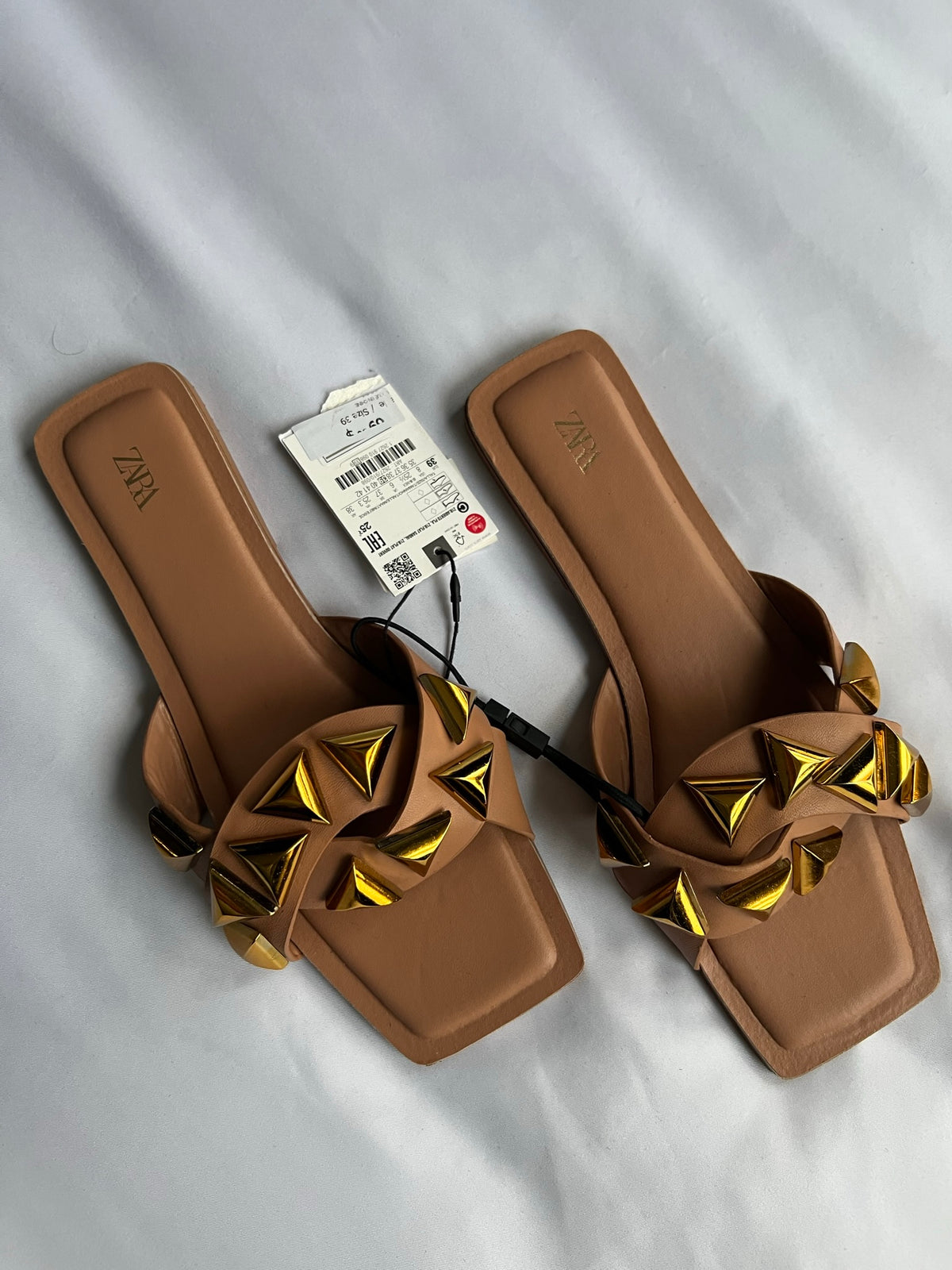 Zara studded sandals