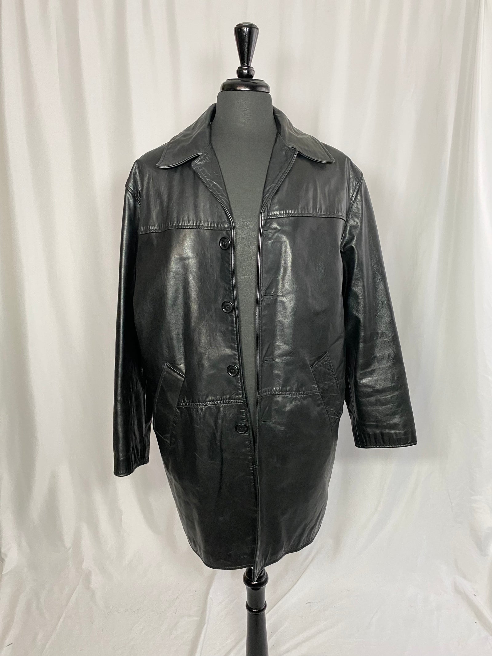 Pegabo Vintage Leather Coat