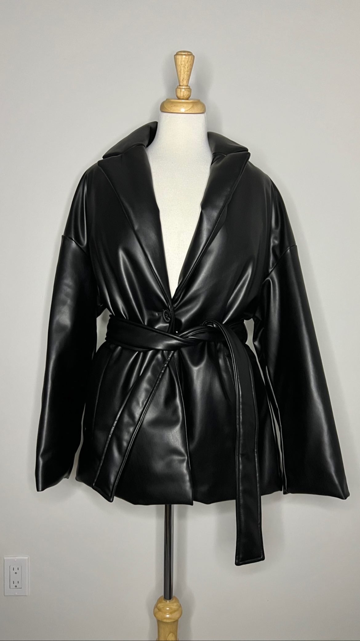 Synthetic Padded Coat Zara