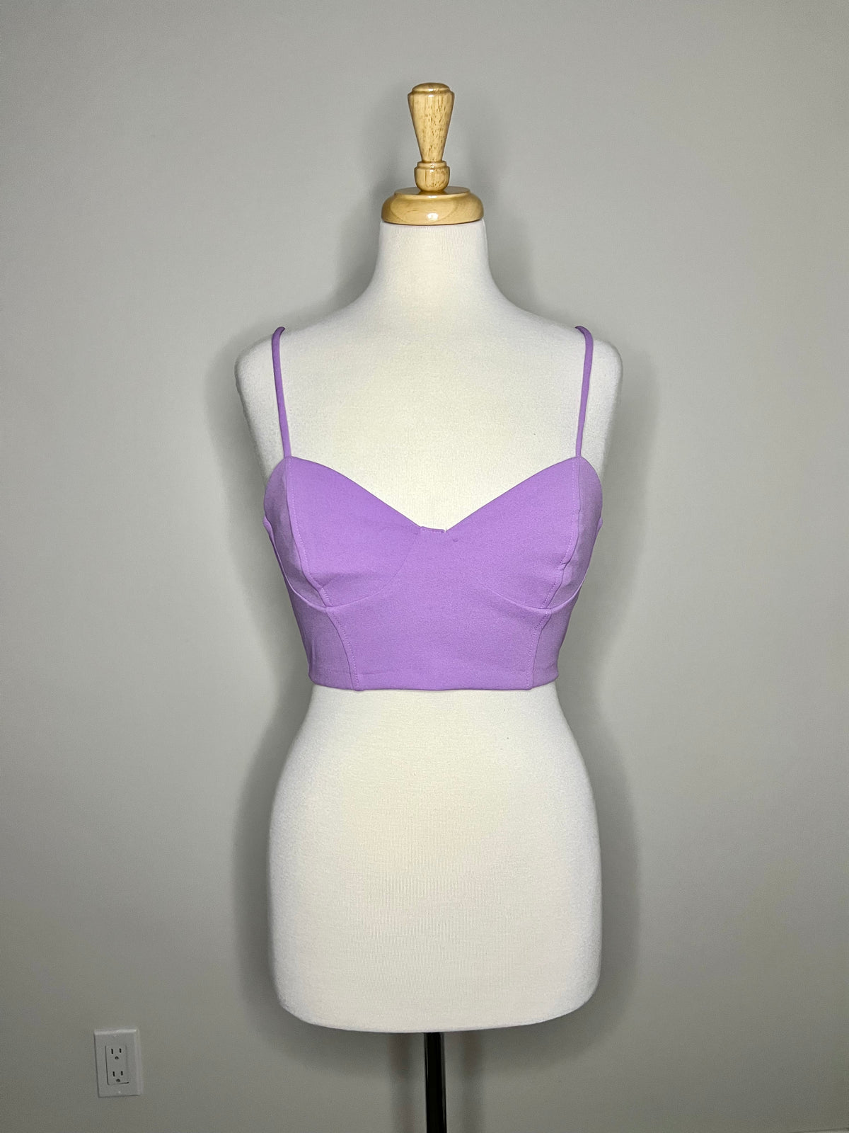 Zara Corset Lilac Top