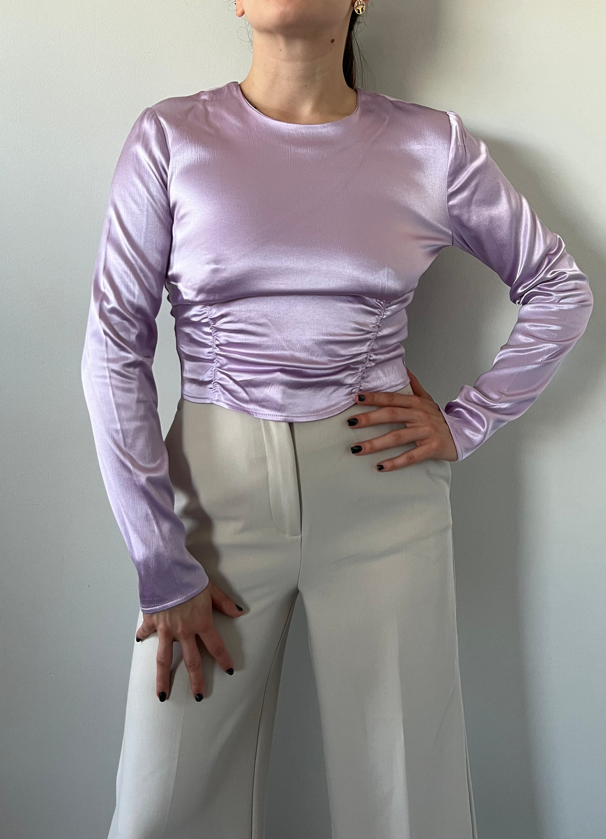 Haut Lilas Satinée Zara