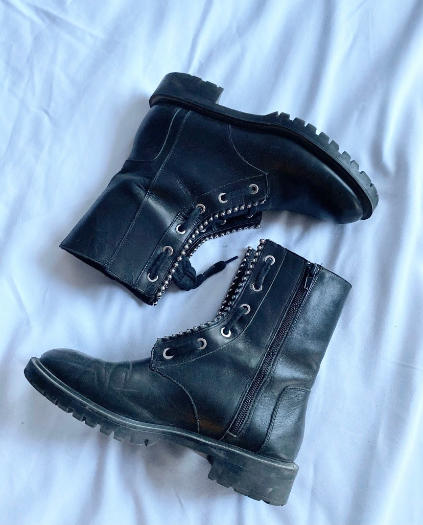 Zara Leather Boots