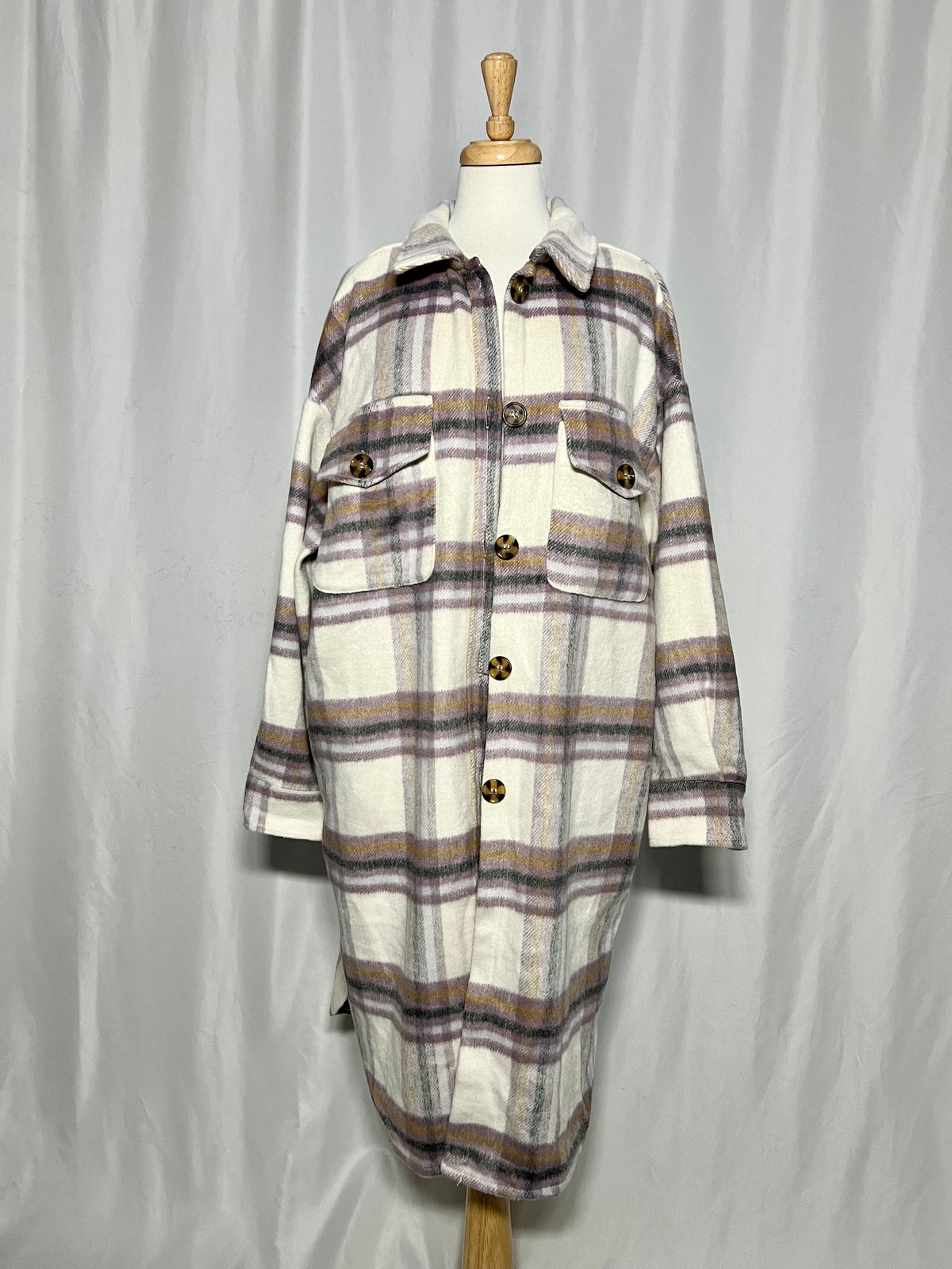 Manteau Oversize Lilas