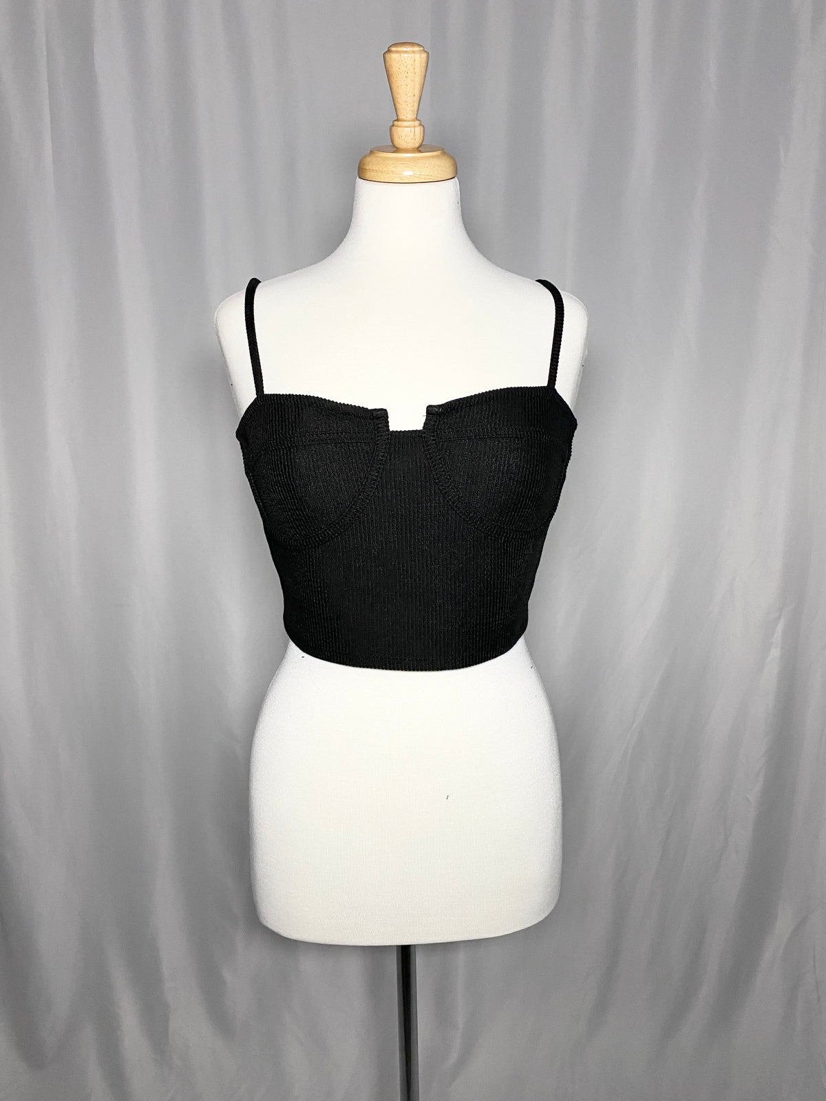 Papermoon Black Corset Top
