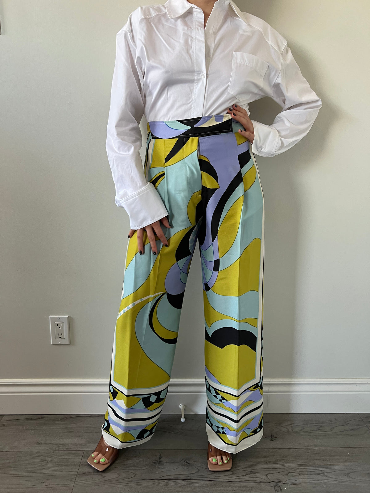 Zara bare back shirt