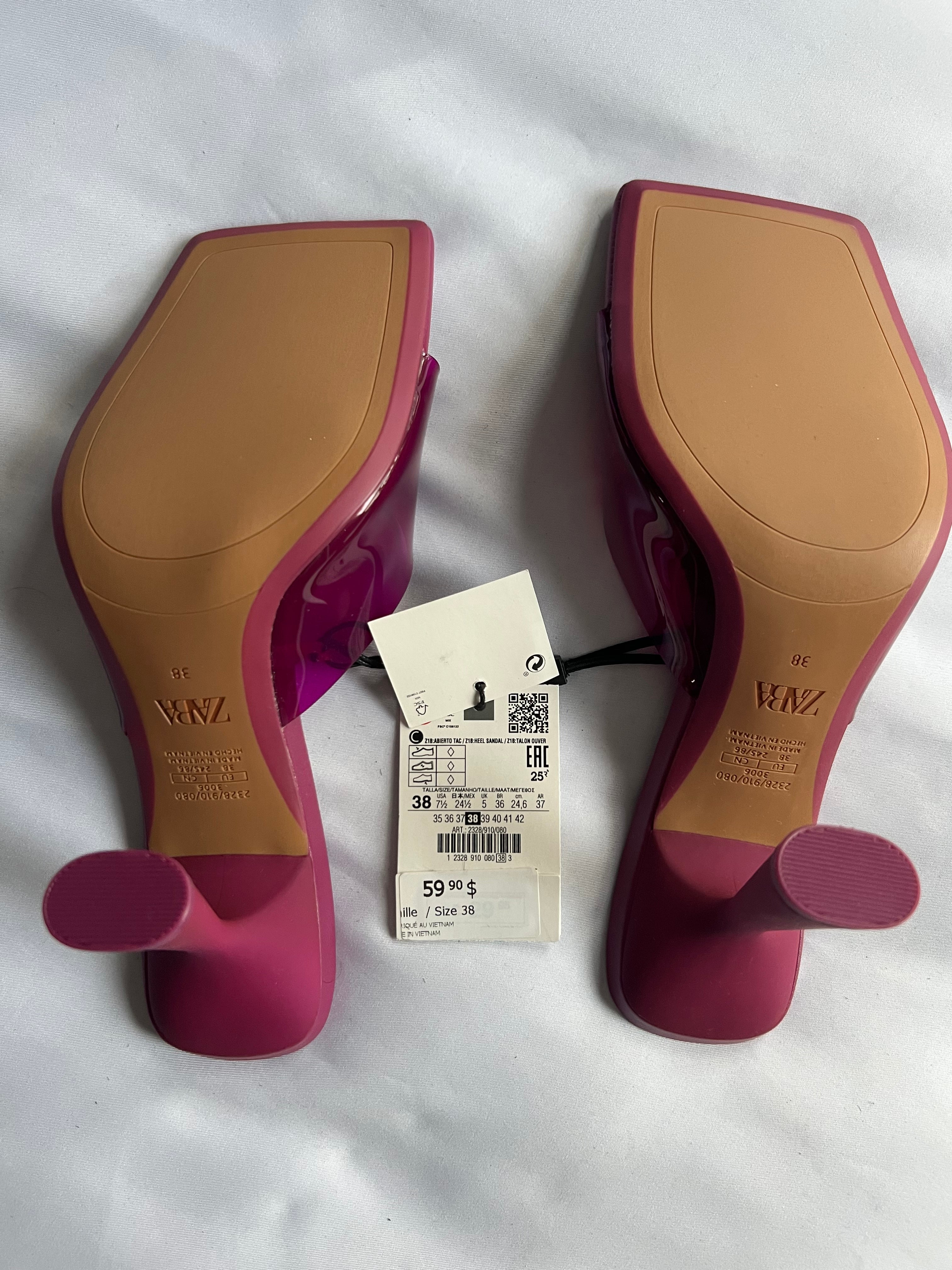 High Heel Sandals Zara Lilac Shoes Purple Sandals With Heels Zara