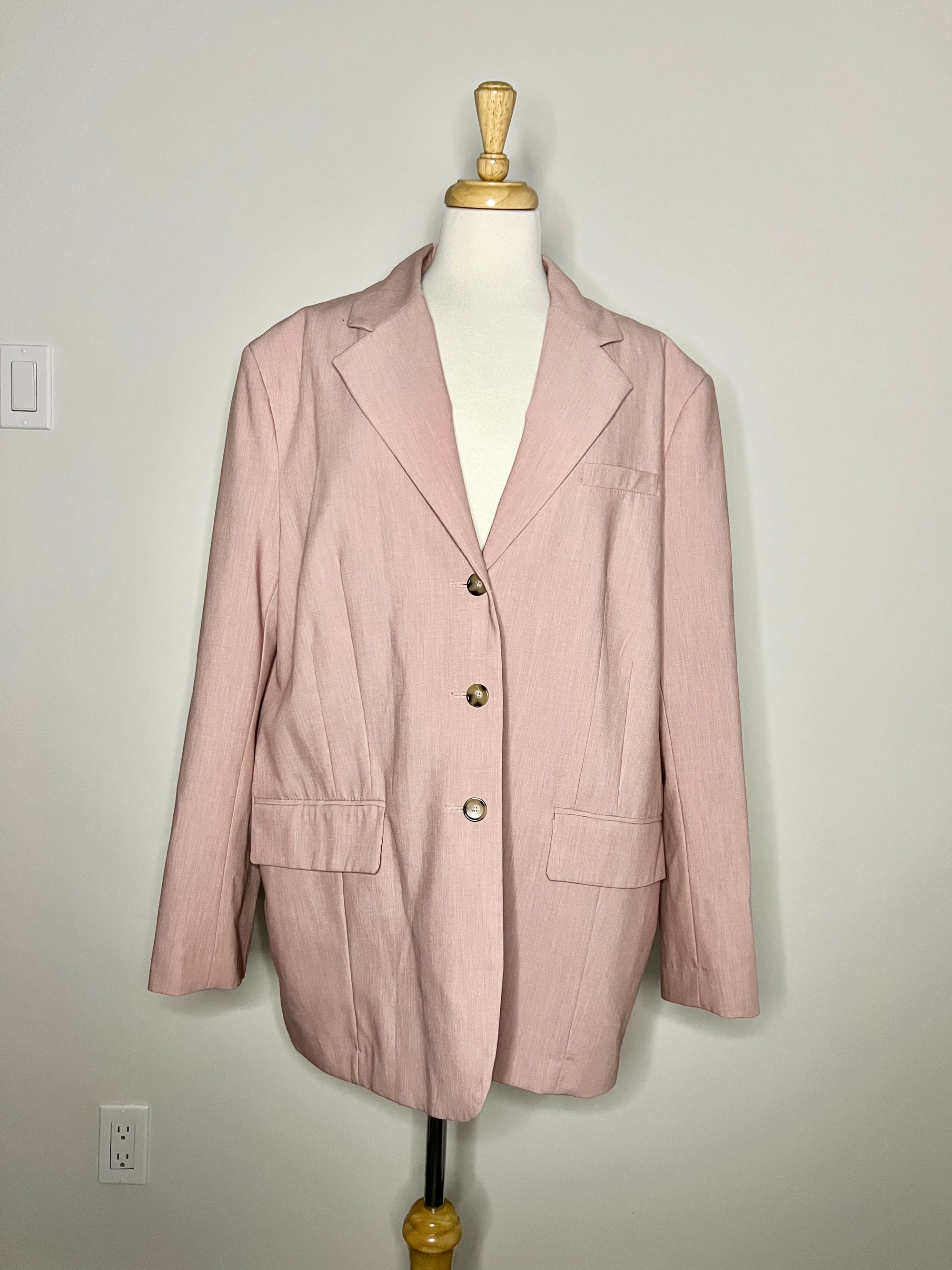 Zara Oversize Pink Blazer