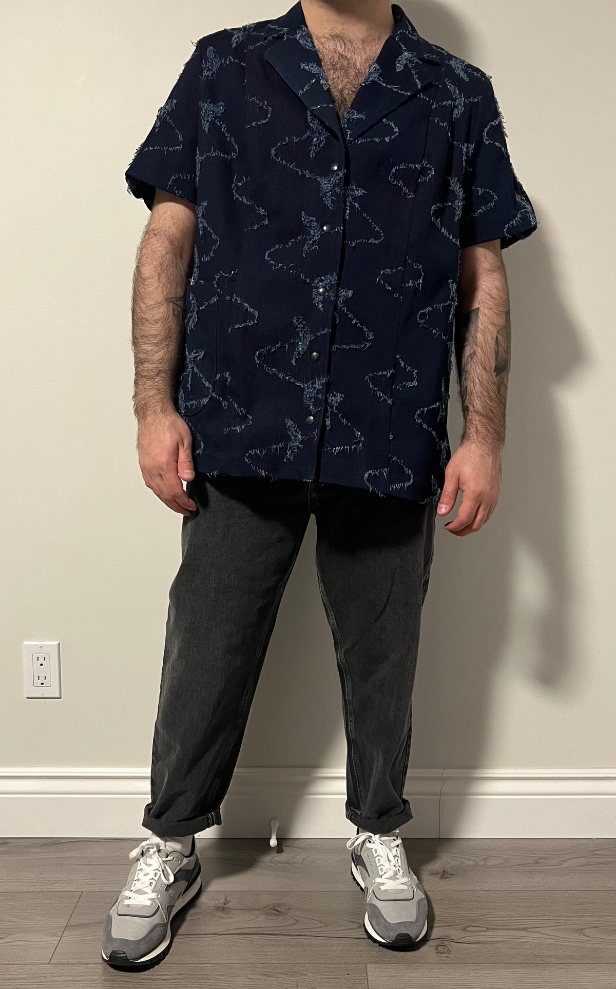 Chemise Vintage Unisexe en Denim