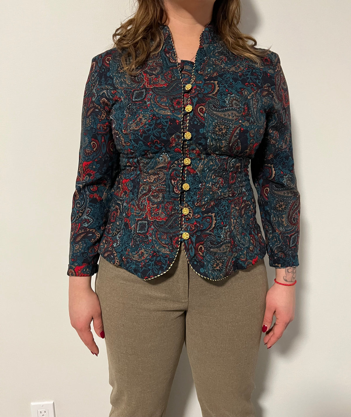 Veste Vintage Texturé Algo