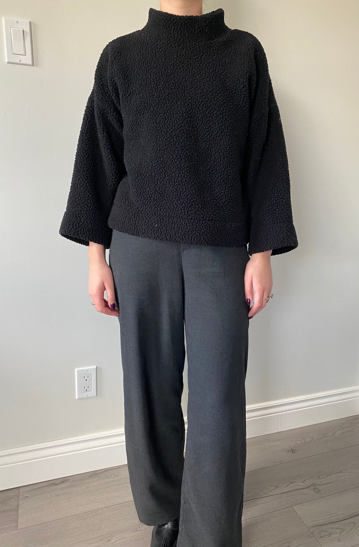 Gap shearling sweater