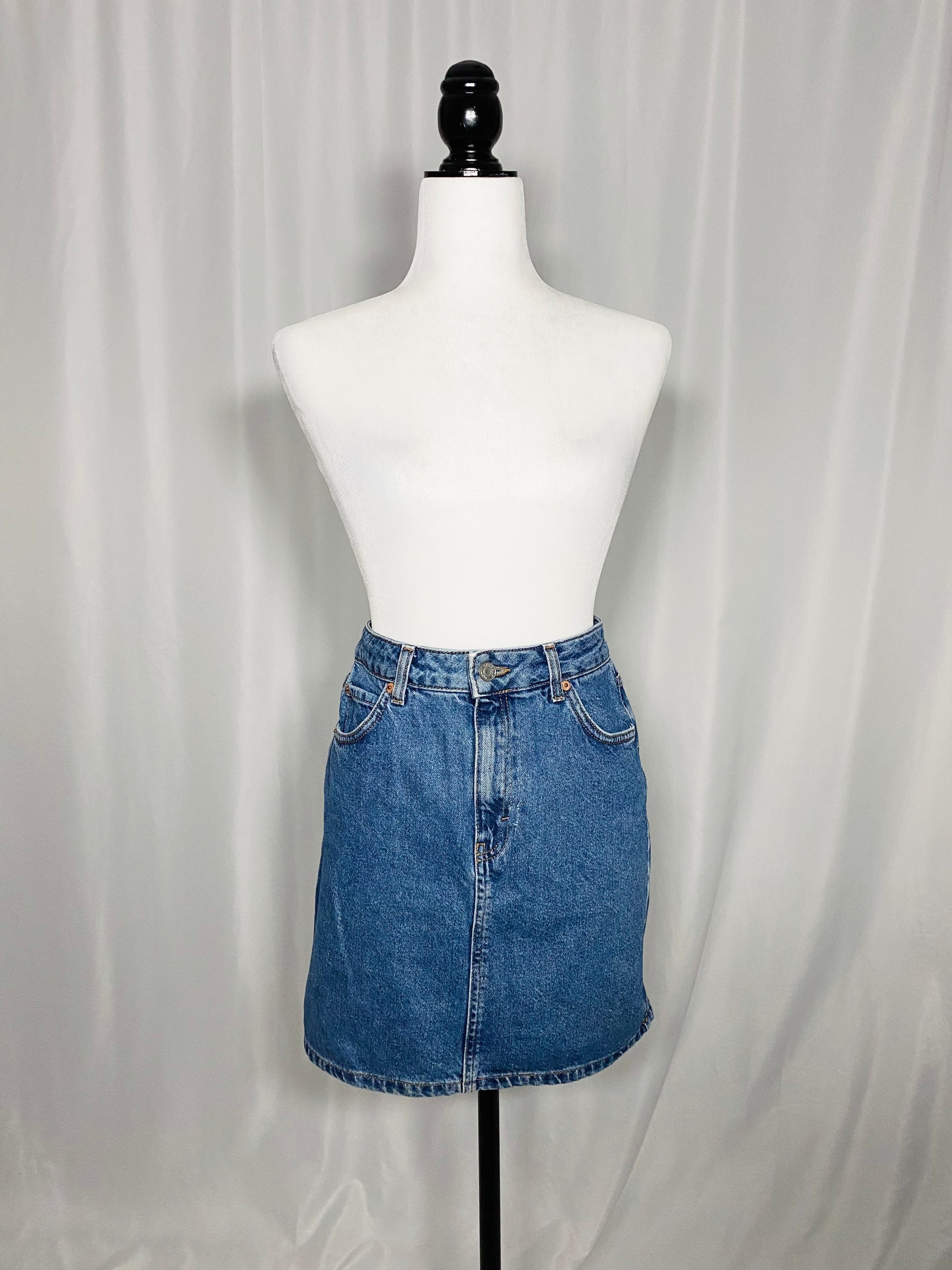 Topshop Jeans Skirt