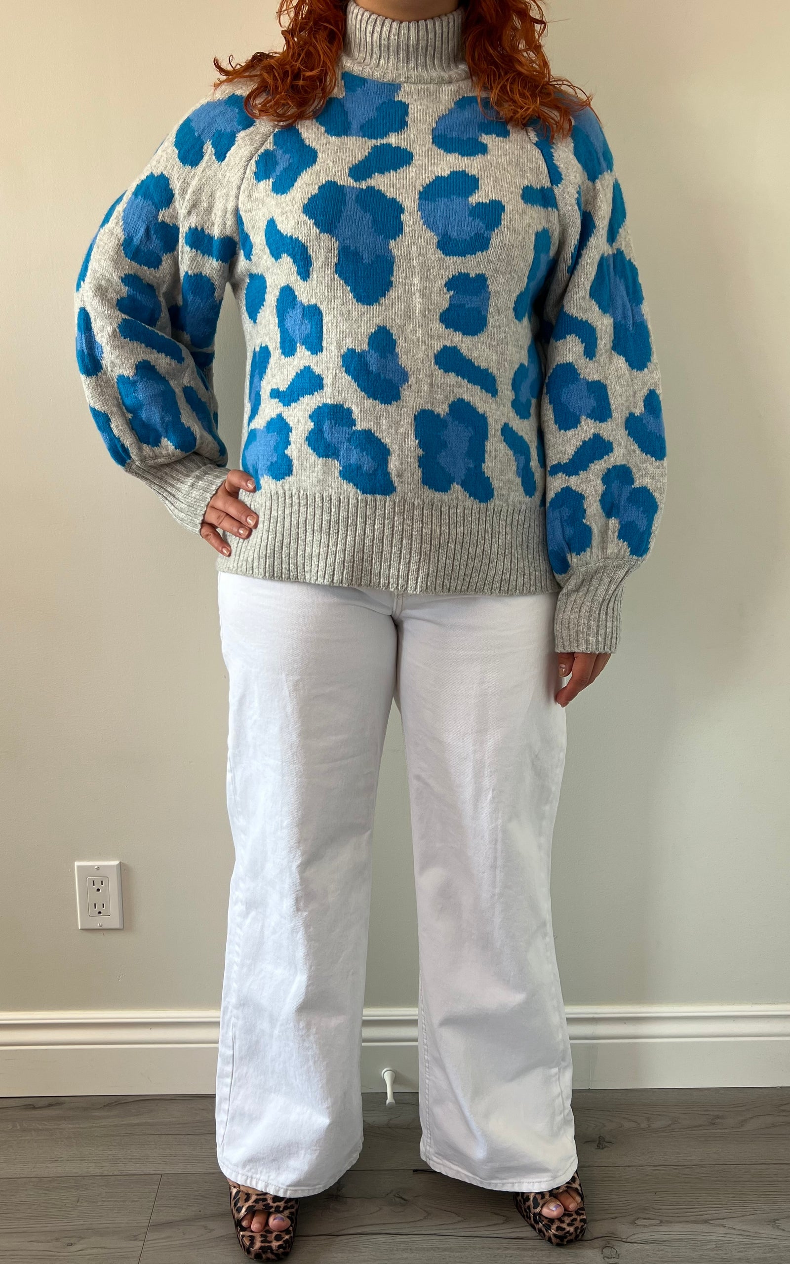 Animal Print Sweater H&M