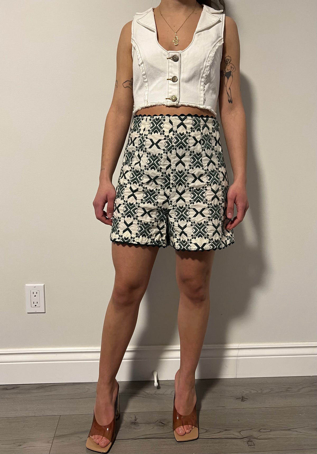 Short Brodé Zara